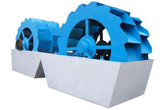 Bucket wheel sand washing machine
